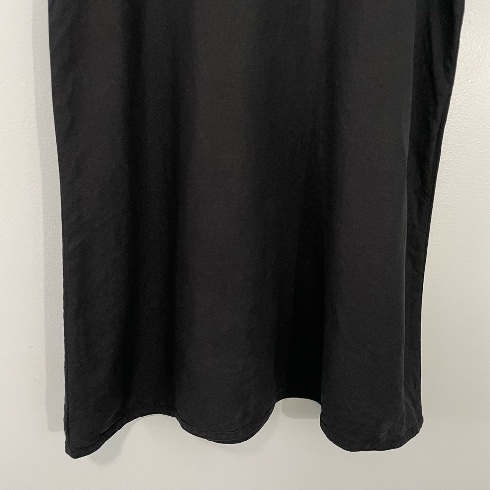Cynthia Ashby Black Linen Tank Dress Size S - Picture 6 of 9